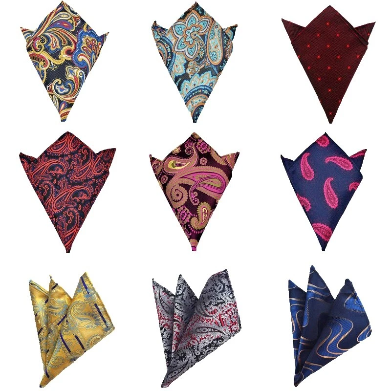 Pañuelos cuadrado de bolsillo floral de la novedad para De hombre