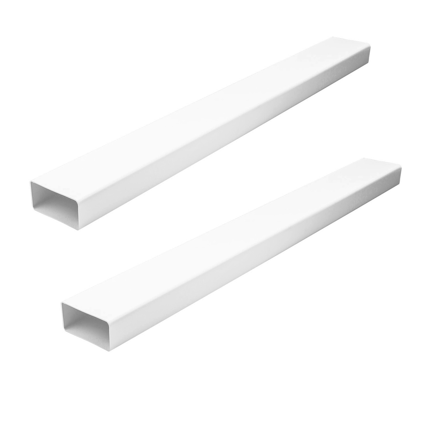 Black Cooker Hood Ducting Kit 3m x 100mm 110 x 54mm Vent Kit Domus