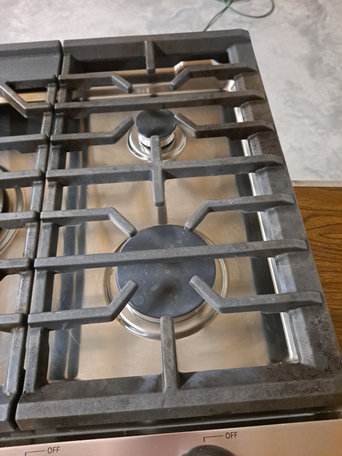 Samsung NA30K6550TS 30" Stainless 5 Burner Gas Cooktop SmartConnect