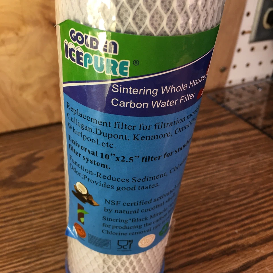 ICP-S-CTO10 Whole House Sintering Activated Carbon Water Filter  golden icepure - Image 4 of 4