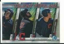 2017 Bowman Chrome Talent Pipeline Francisco Mejia Nellie Rodriguez #TP-CLE