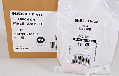 NIBCO  Press 1'' Copper Male Adapter 1'' Press x MPT 9031350PCU (Box of 5)