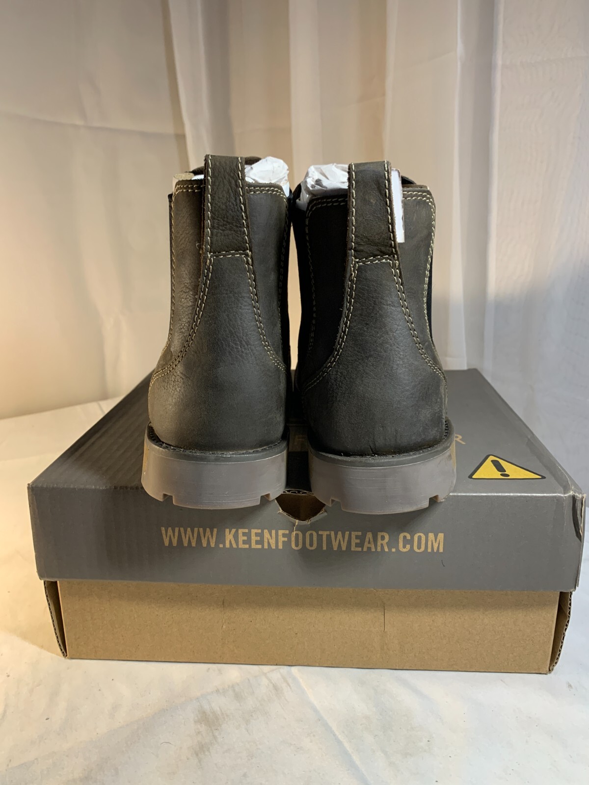 Keen Seattle Romeo ASTM F241318 Mens Brown Round Toe Pull On Chelsea