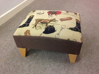 Footstool / Pouffe Present Equestrian Horse Riding Gift Present British Made Footstool / Pouffe Present Equestrian Horse Riding Gift Present British Made