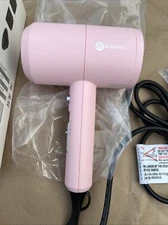 Slopehill Hair Dryer 1902, 1500-1800W Pink w/ Diffuser & 2 Concentrator Nozzles