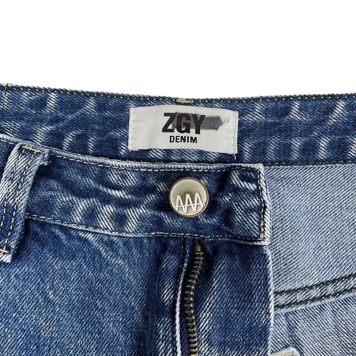 ZGY Denim Womens Blue Meet My Mum High Rise Relaxed Taper ZGY Denim Womens Blue Meet My Mum High Rise Relaxed Taper