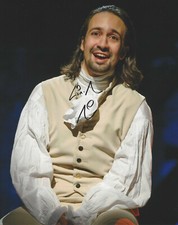 LIN-MANUEL MIRANDA SIGNED ALEXANDER HAMILTON 8x10 PHOTO w/COA BROADWAY SHOW