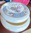 Lenox China Ming Birds 6 3/4" Bon Bon Dish Green Black  Covered Bowl — photo 1