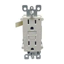 Leviton 2Pack Self Test GFCI Outlet Switch GFCI 15 Amp 125 Volt Combo White