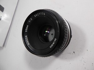 Nikon Nikkor 50mm f/2 Lens F Nikon mount SERVICED cleaned re lubed 2025