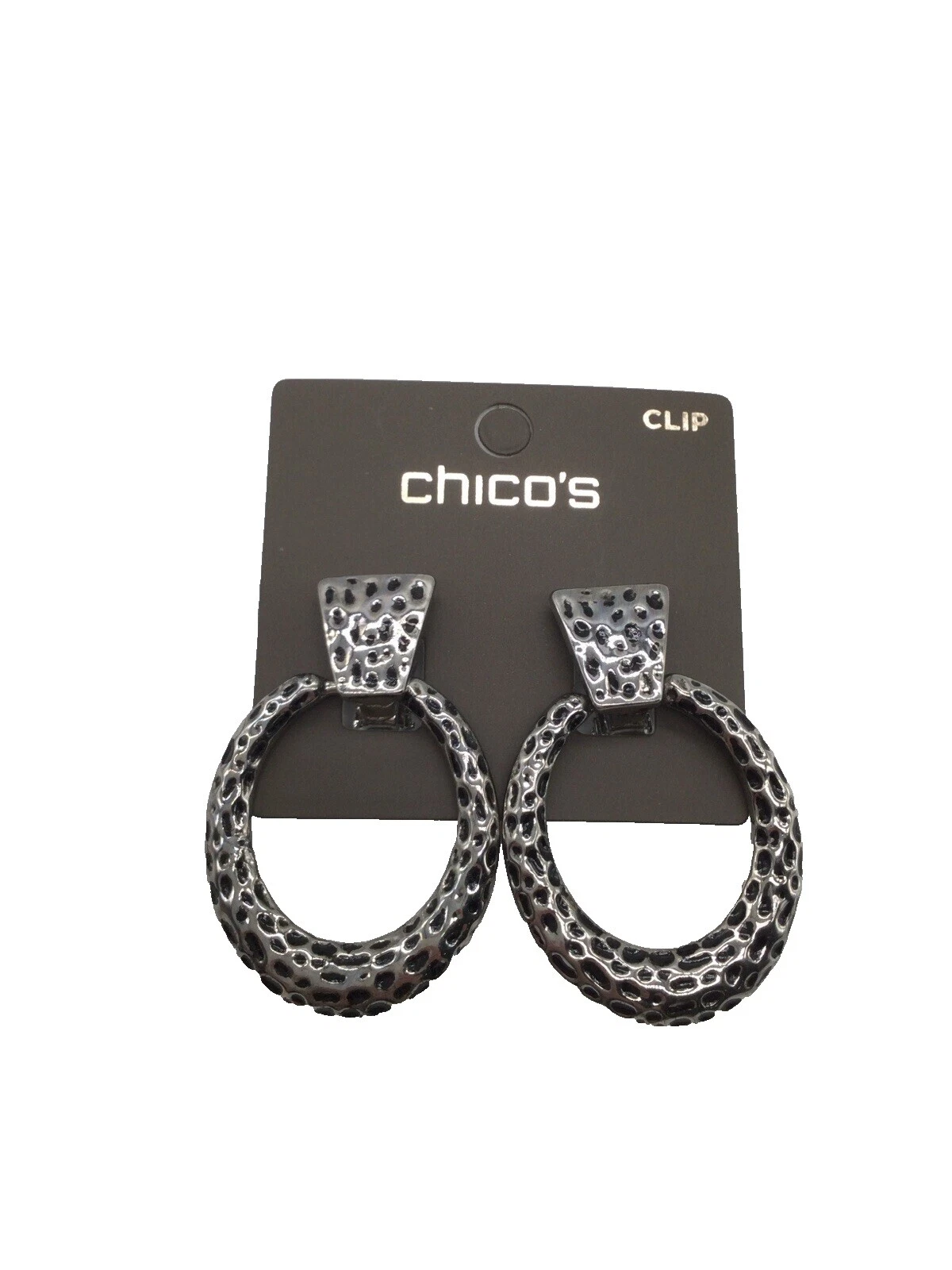 Chico's Plateado Joyería de Moda Negro