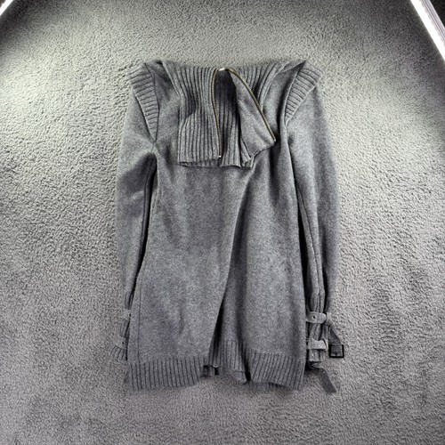 Nanette Lepore Jacket Women Med Cashmere Lambswool Angora Military Band Coat - Picture 3 of 13