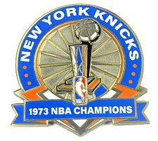 New York Knicks 1973 NBA Champions Pin - Limi...