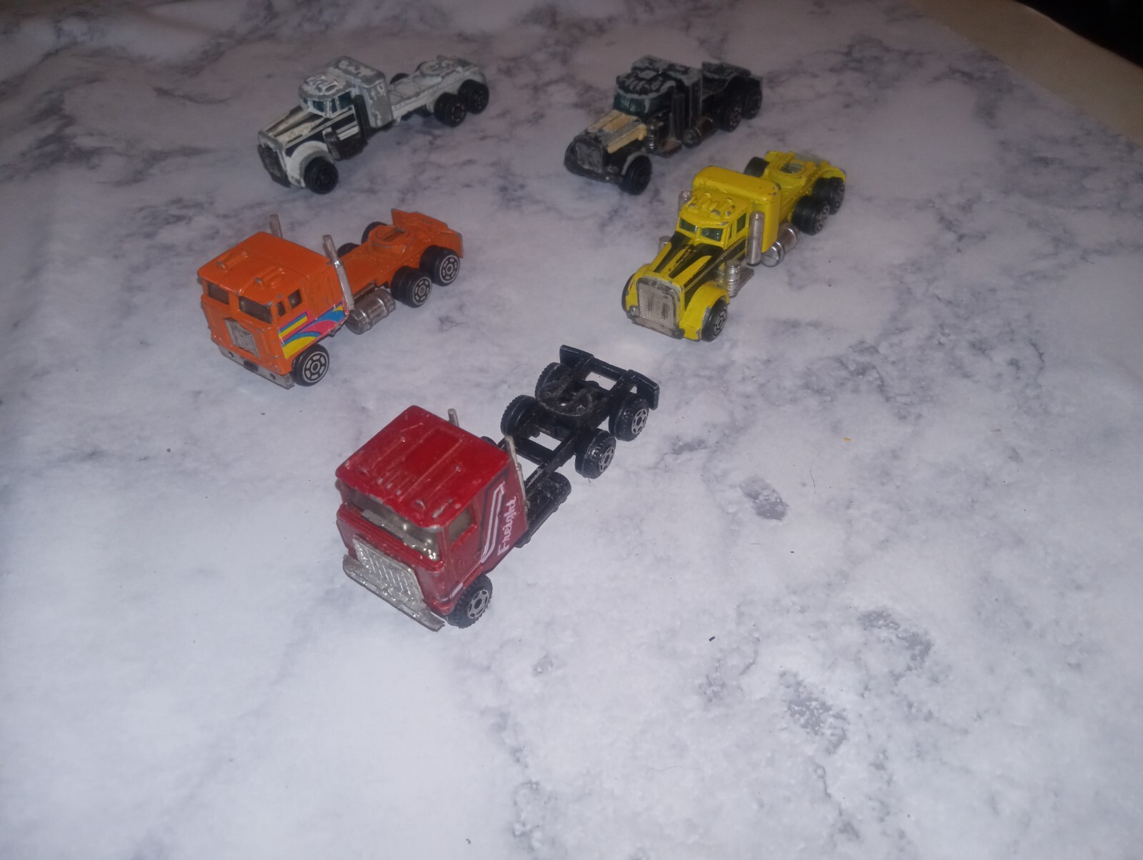 Vintage Metal Semi Truck Collection for Collectors-image