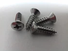 SUNBEAM  ALPINE  (TIGER) SUN VISOR BRACKETS STAINLESS STEEL SCREWS SET OF 4