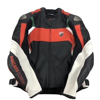Dainese Ducati C3 Leather Jacket Leather Jackets Euro Size 54 Men&