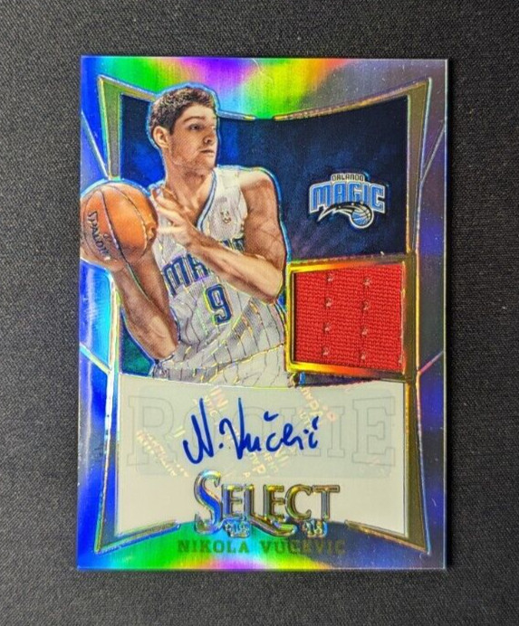 2012-13 NBA Select Nikola Vucevic Rookie RPA Patch Auto /199 Magic Bulls