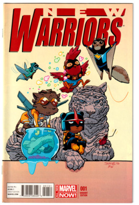 NEW WARRIORS # 1 Marvel Comic (April 2014) NM CHRIS SAMNEE VARIANT COVER EDITION
