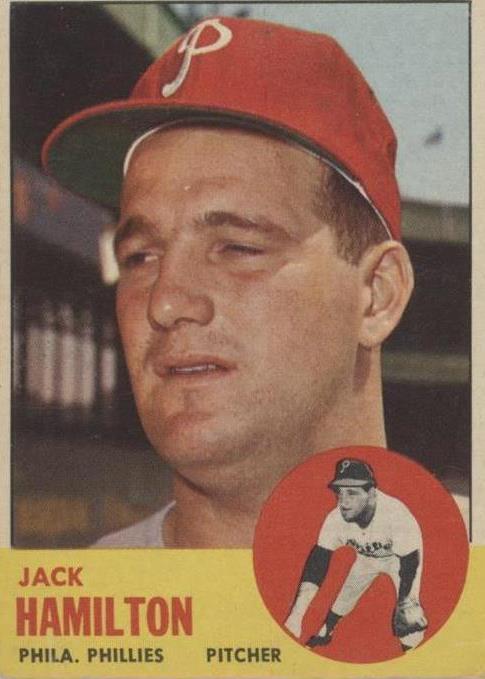 1963 Topps - Jack Hamilton #132 - 1 of 1
