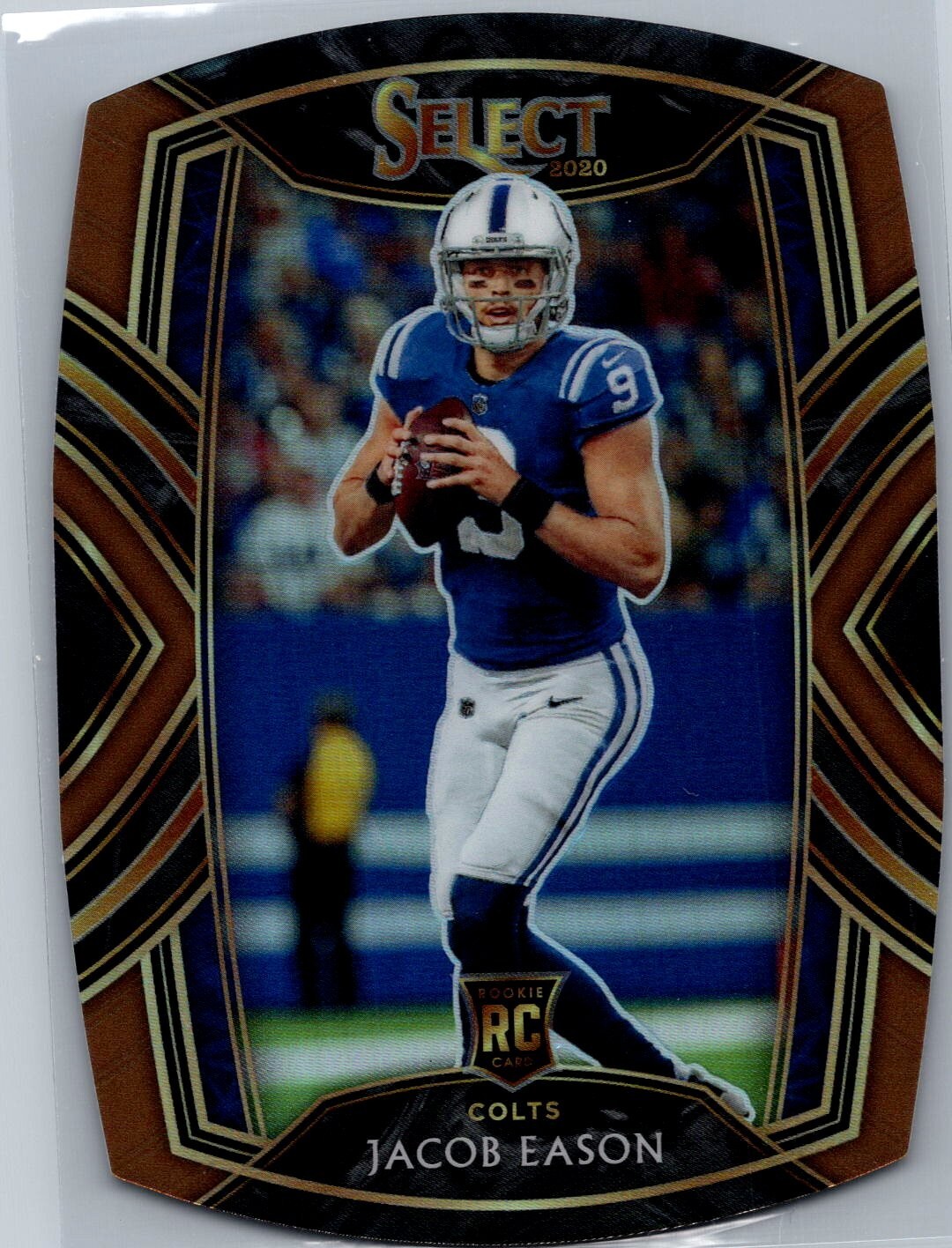 2020 Panini Select JACOB EASON RC CLUB LEVEL COPPER DIE-CUT PRIZM #248 COLT /355