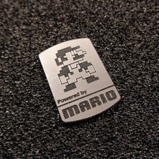 Super Mario 8-bit NES Nintendo Logo Label Decal Case Sticker Badge 452 