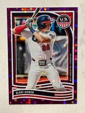 BLAKE BOWEN 2024 Panini USA Baseball Stars & Stripes PURPLE # 50/99