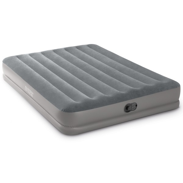 Intex Luftbett GäStebett Prestige Mid-Rise 203 X 152 X 30 Cm Mit Usb Pumpe-image