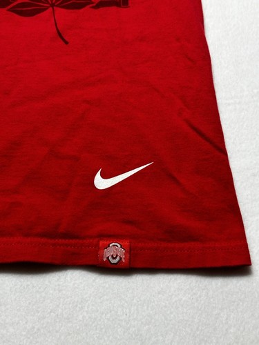 Ohio State Buckeyes Nike Shirt Red Mens Medium M Short Sleeve 1870 Statehouse - Picture 4 of 7