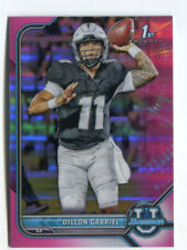 DILLON GABRIEL 2021-22 Bowman University U. #9 PINK REFRACTOR Oklahoma Sooner QB