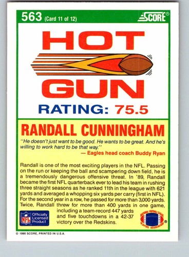 1990 Score Football Cards (501-660) - U-Pick From List - Picture 97 of 253