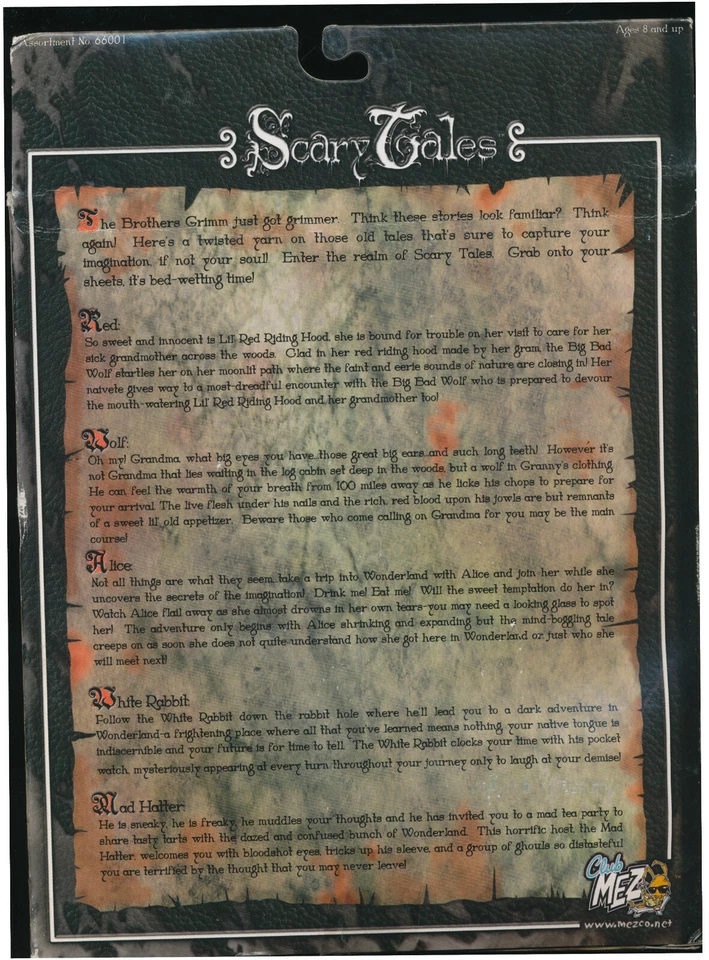 New In Box Little Red Riding Hood Scary Tales Rojo Pequena Mezco 2001 - Image 2 of 4