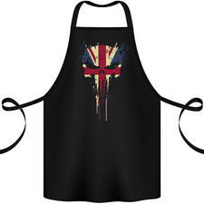 Premier PR102 Tablier Bavette Bio Coton Imprimé Union Jack Crâne St George