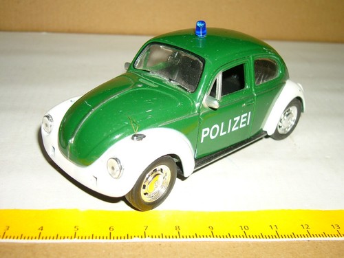 WELLY Volkswagen Beetle Polizei mit Rückziehmotor, No. 42343