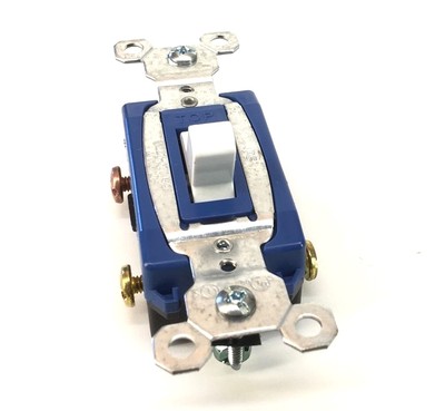 P&S LEGRAND CS15AC3-W Commercial Grade 15A White 3-Way Toggle Switch