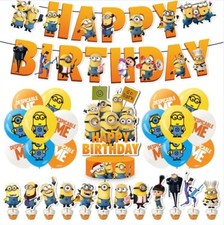 Minion Party Set Party Supplies Kids Children Birthday Decoration