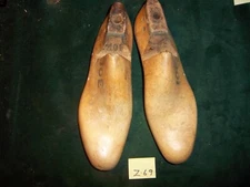Pair Vintage 1942 Size 10 E US NAVY MORTON Factory Industrial Shoe Lasts #Z-69