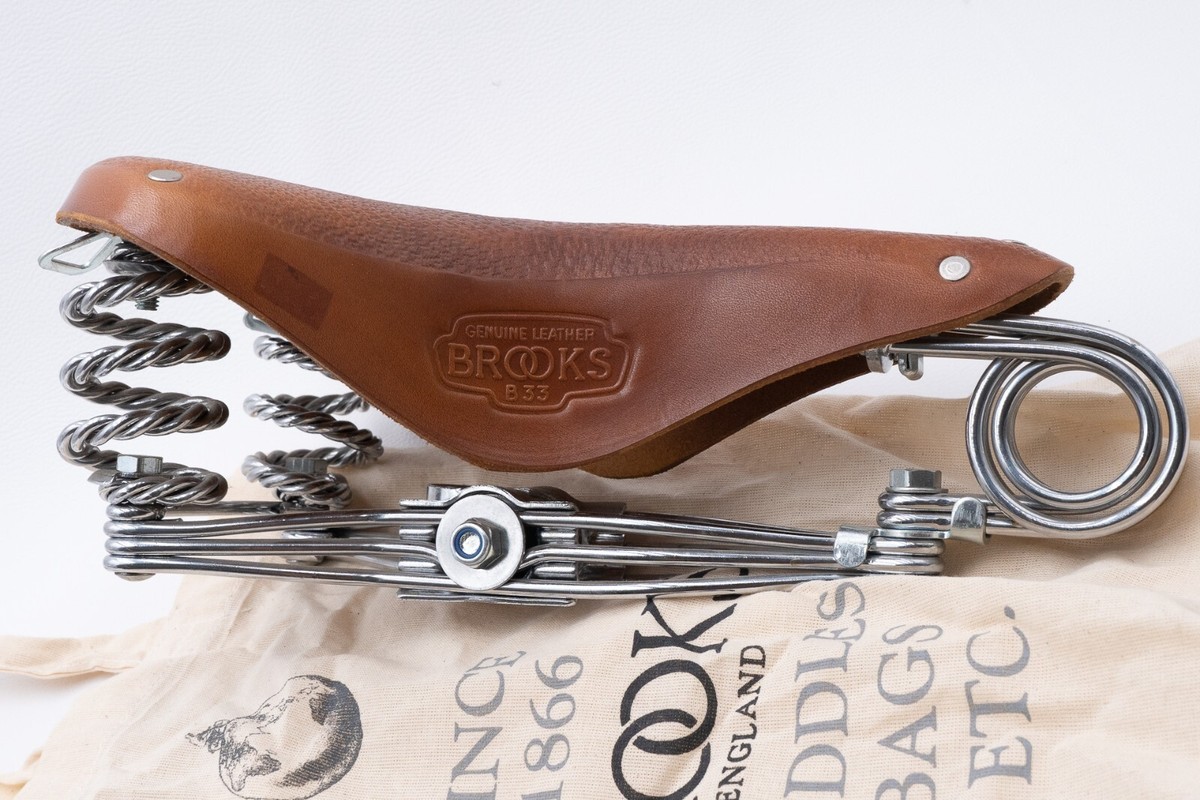 BROOKS saddle B33 ブルックス サドル ビンテージ 自転車 Brooks - B33 | 自転車用シティーバイク用レザーサドル - ParkSIDER