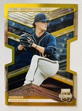 2023 Panini Elite Extra Edition Josh Knoth Gold Aspirations Die-Cut #65 #’d/24