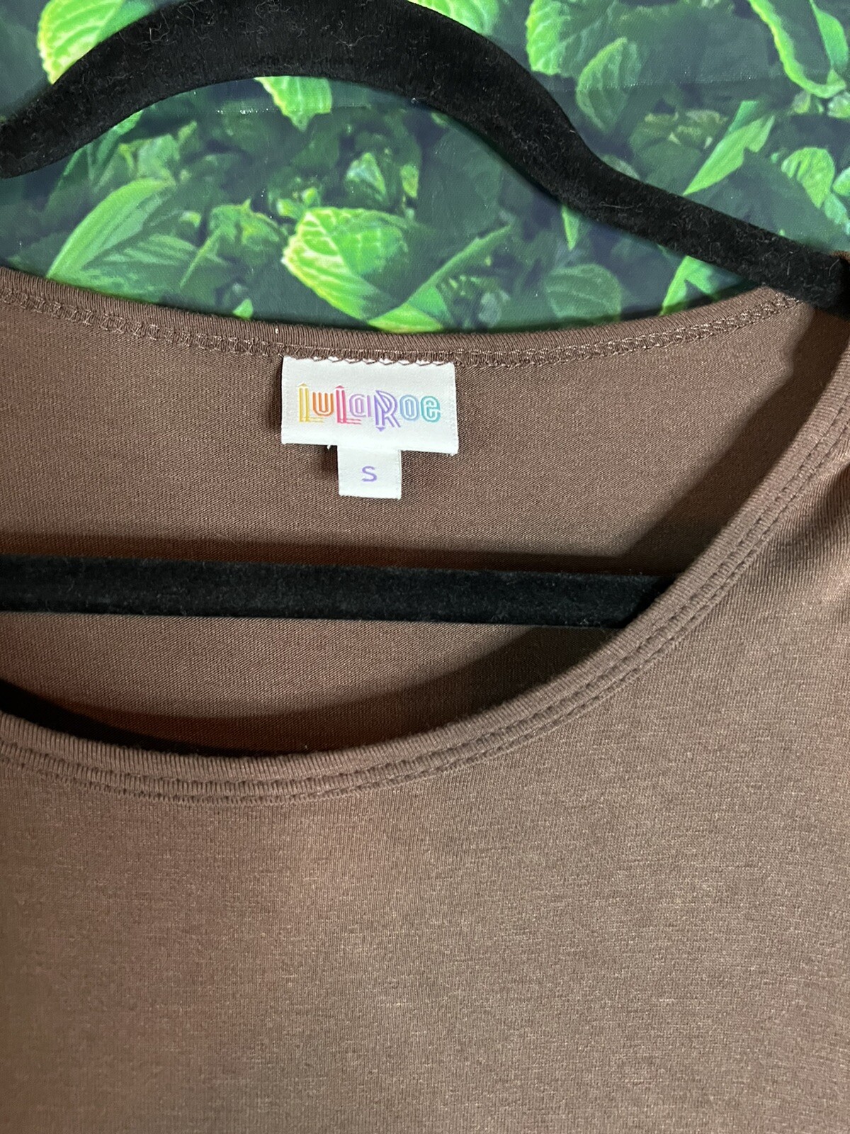 LuLaRoe Irma Solid Brown Slinky Light Material Si… - image 2