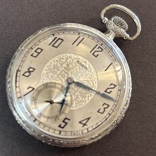 1923 Elgin Pocket Watch Grade 291 Model 7 Class 110 16s 7j GF WORKS KEEPS TIME