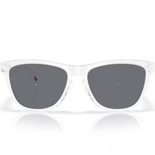 Oakley 9013M6 Frogskins Grey Lenses with Clear Frame Glasses Sunglasses