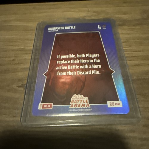 2026 Bo Jackson Battle Arena Dumpster Battle #BPL-10 Bonus Play Foil SSP