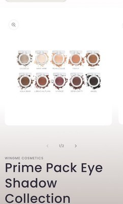 Wingme Cosmetics Prime Pack Eye Shadow Palette Goddess Wink Wink Pearlesque