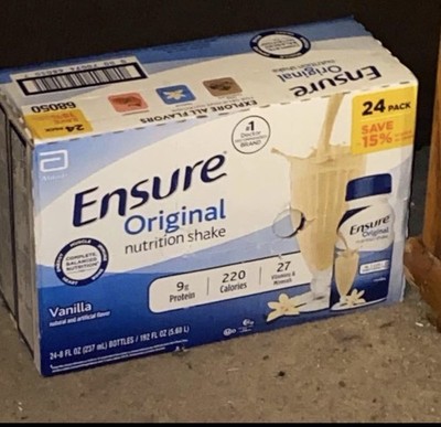 Ensure Original Vanilla Shake Gluten-Free Strength & Energy 24 Pack 8 fl oz