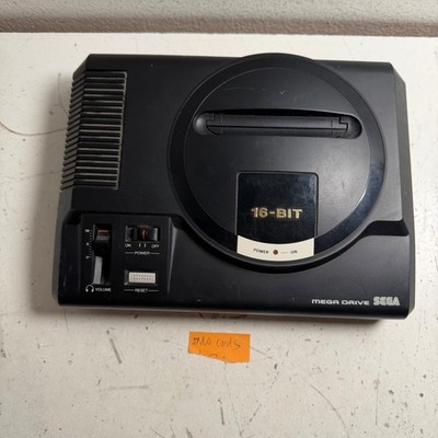 Vintage Sega Mega Drive 1601-05 Black 16 Bit HDMI Home Video Game Console