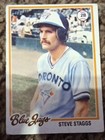 Photo of 1978 Topps #521 Steve Staggs RC Toronto Blue Jays Baseball Card