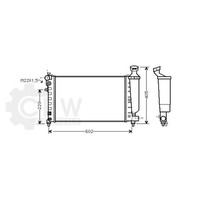 KüHler MotorküHlung FüR Peugeot 106 II 1.6I Bj.96-99
