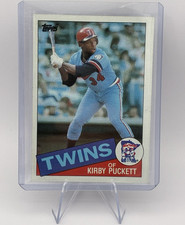 Topps 1985 Kirby Puckett #536 Rookie Base Set Minnesota Twins Baseball Card. rookie card picture