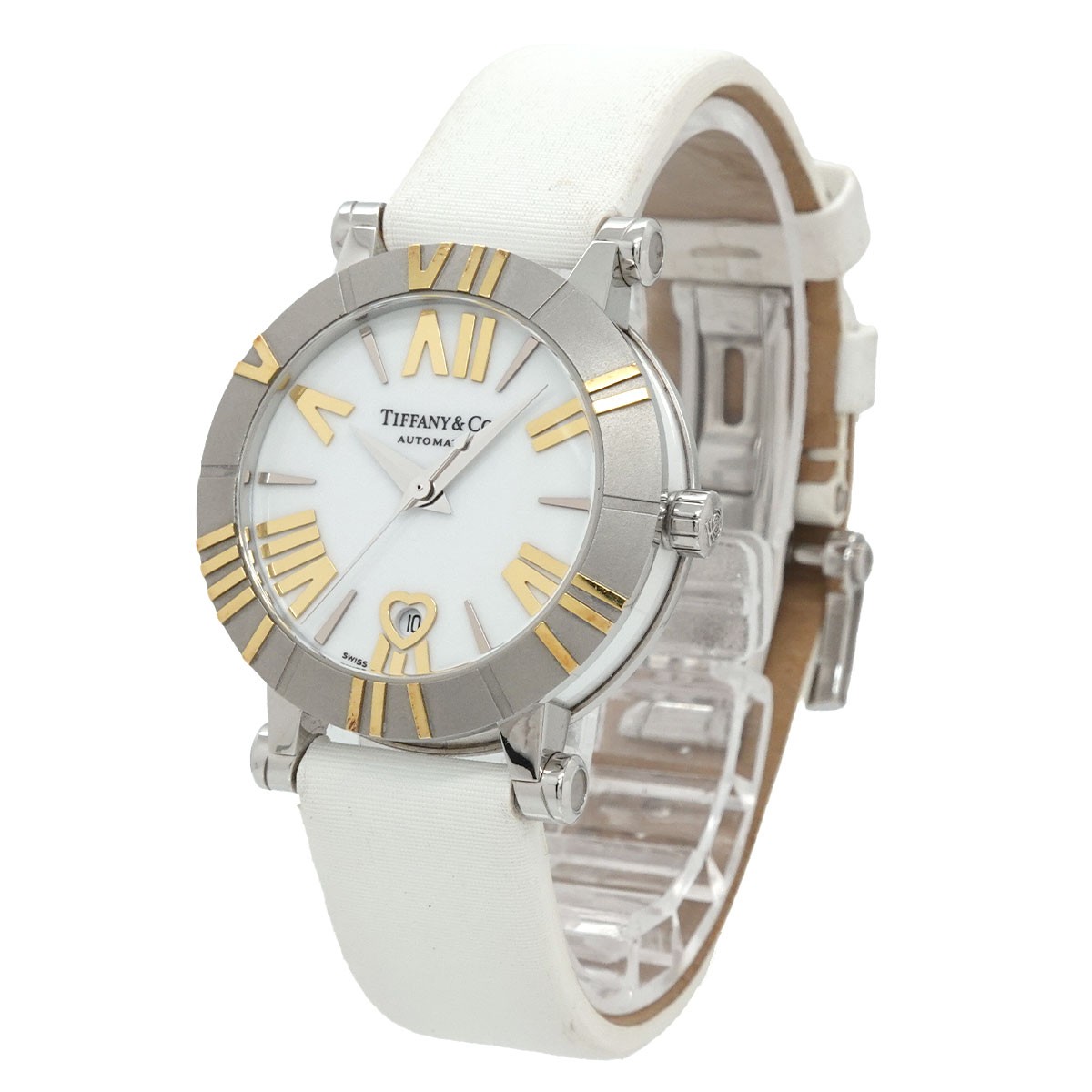 TIFFANY&Co. Atlas Z1300 68 16A20A41A Automatic Date White Ladies 90325673 image 3
