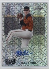 2021 Leaf Metal Draft 1990 Leaf Auto Silver Mojo Will Bednar #LA-WB1 Auto 6o3